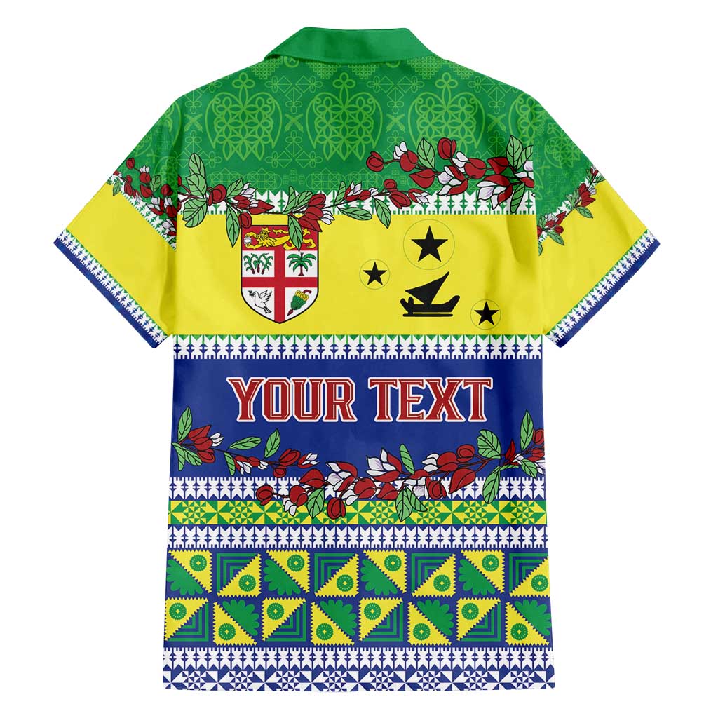 Personalised Malampa Fiji Forever Family Matching Puletasi and Hawaiian Shirt Tagimoucia Polynesian Sand Drawing LT9 - Polynesian Pride