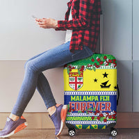 Malampa Fiji Forever Luggage Cover Tagimoucia Polynesian Sand Drawing - Polynesian Pride