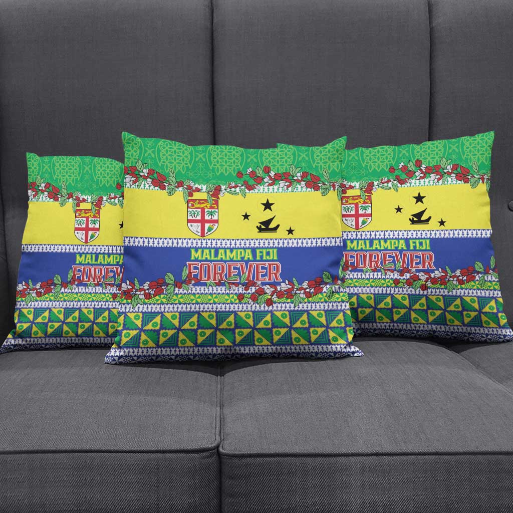 Malampa Fiji Forever Pillow Cover Tagimoucia Polynesian Sand Drawing - Polynesian Pride