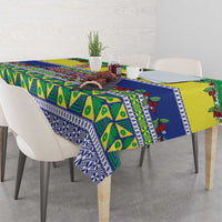 Malampa Fiji Forever Tablecloth Tagimoucia Polynesian Sand Drawing - Polynesian Pride