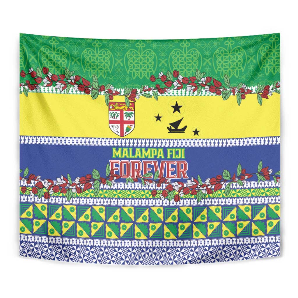 Malampa Fiji Forever Tapestry Tagimoucia Polynesian Sand Drawing - Polynesian Pride