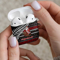 New Zealand Kiwi Santa Christmas AirPods Case He Wairua Kirihimete LT9 - Polynesian Pride