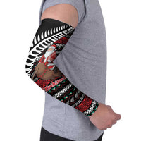 New Zealand Kiwi Santa Christmas Arm Sleeves He Wairua Kirihimete LT9 - Polynesian Pride