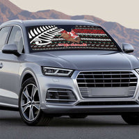 New Zealand Kiwi Santa Christmas Auto Sun Shade He Wairua Kirihimete - Polynesian Pride