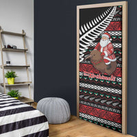 New Zealand Kiwi Santa Christmas Door Cover He Wairua Kirihimete LT9 - Polynesian Pride