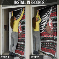 New Zealand Kiwi Santa Christmas Door Cover He Wairua Kirihimete LT9 - Polynesian Pride