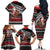 New Zealand Kiwi Santa Christmas Family Matching Off The Shoulder Long Sleeve Dress and Hawaiian Shirt He Wairua Kirihimete - Polynesian Pride