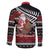 New Zealand Kiwi Santa Christmas Family Matching Off The Shoulder Long Sleeve Dress and Hawaiian Shirt He Wairua Kirihimete - Polynesian Pride