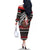 New Zealand Kiwi Santa Christmas Family Matching Off The Shoulder Long Sleeve Dress and Hawaiian Shirt He Wairua Kirihimete - Polynesian Pride