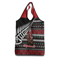 New Zealand Kiwi Santa Christmas Grocery Bag He Wairua Kirihimete LT9 - Polynesian Pride