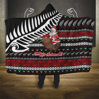 New Zealand Kiwi Santa Christmas Hooded Blanket He Wairua Kirihimete LT9 - Polynesian Pride