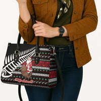 New Zealand Kiwi Santa Christmas Leather Bag He Wairua Kirihimete - Polynesian Pride