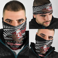 New Zealand Kiwi Santa Christmas Neck Gaiter He Wairua Kirihimete - Polynesian Pride