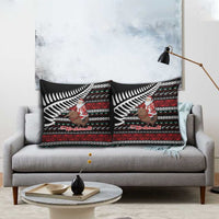 New Zealand Kiwi Santa Christmas Pillow Cover He Wairua Kirihimete LT9 - Polynesian Pride