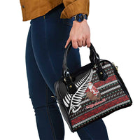 New Zealand Kiwi Santa Christmas Shoulder Handbag He Wairua Kirihimete - Polynesian Pride