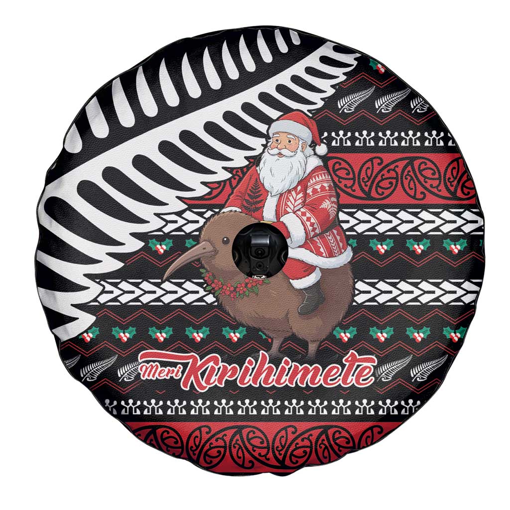 New Zealand Kiwi Santa Christmas Spare Tire Cover He Wairua Kirihimete LT9 - Polynesian Pride