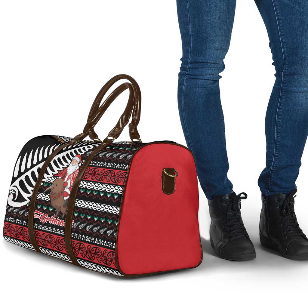 New Zealand Kiwi Santa Christmas Travel Bag He Wairua Kirihimete LT9 - Polynesian Pride