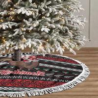 New Zealand Kiwi Santa Christmas Tree Skirt He Wairua Kirihimete - Polynesian Pride