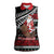 New Zealand Kiwi Santa Christmas Women Sleeveless Polo Shirt He Wairua Kirihimete - Polynesian Pride