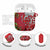 Personalised New Zealand Koru Pohutukawa AirPods Case Meri Kirihimete Aroha for Christmas - Polynesian Pride