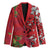 Personalised New Zealand Koru Pohutukawa Blazer Meri Kirihimete Aroha for Christmas - Polynesian Pride
