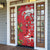 Personalised New Zealand Koru Pohutukawa Door Cover Meri Kirihimete Aroha for Christmas - Polynesian Pride