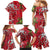 Personalised New Zealand Koru Pohutukawa Family Matching Mermaid Dress and Hawaiian Shirt Meri Kirihimete Aroha for Christmas - Polynesian Pride