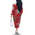 Personalised New Zealand Koru Pohutukawa Family Matching Off The Shoulder Long Sleeve Dress and Hawaiian Shirt Meri Kirihimete Aroha for Christmas - Polynesian Pride