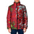 Personalised New Zealand Koru Pohutukawa Padded Jacket Meri Kirihimete Aroha for Christmas - Polynesian Pride
