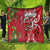 Personalised New Zealand Koru Pohutukawa Quilt Meri Kirihimete Aroha for Christmas - Polynesian Pride