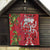 Personalised New Zealand Koru Pohutukawa Quilt Meri Kirihimete Aroha for Christmas - Polynesian Pride