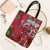 Personalised New Zealand Koru Pohutukawa Tote Bag Meri Kirihimete Aroha for Christmas - Polynesian Pride