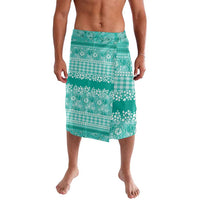 Hawaiian Hibiscus Honu Lavalava Turquoise Mele Kalikimaka Palaka Spirit - Polynesian Pride