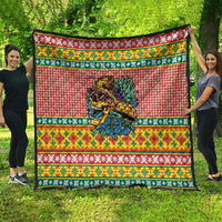 Hawaiian Pineapples Skull Quilt Mele Kalikimaka Palaka Quilt Pattern - Polynesian Pride