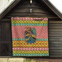 Hawaiian Pineapples Skull Quilt Mele Kalikimaka Palaka Quilt Pattern - Polynesian Pride