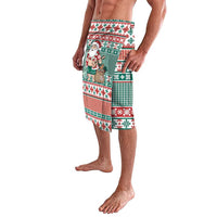 Hawaiian Funny Santa Surf Lavalava Mele Kalikimaka Palaka Quilt Pattern - Polynesian Pride