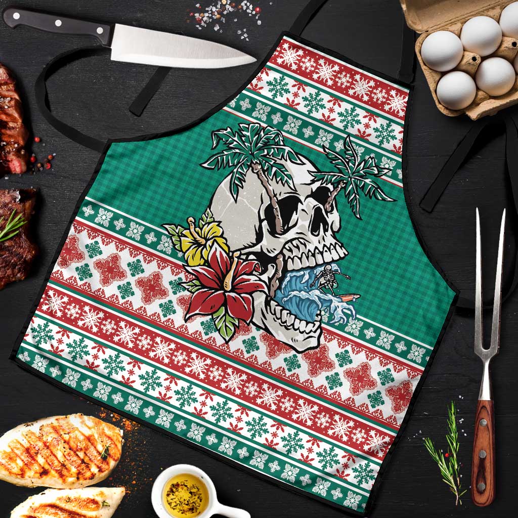 Hawaiian Skull Surfs Apron Mele Kalikimaka Palaka Quilt Pattern - Polynesian Pride