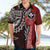 Aloha Vintage Hawaii Tribal Hawaiian Shirt Red Style LT9 - Polynesian Pride