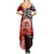 Aloha Vintage Hawaii Tribal Summer Maxi Dress Red Style LT9 - Polynesian Pride