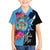 Bula Fiji Vintage Fijian Masi Pattern Family Matching Puletasi Dress and Hawaiian Shirt Blue Unique LT9 Son's Shirt Blue - Polynesian Pride