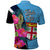 Bula Fiji Vintage Fijian Masi Pattern Polo Shirt Blue Unique LT9 - Polynesian Pride