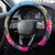 Bula Fiji Vintage Fijian Masi Pattern Steering Wheel Cover Blue Unique LT9 - Polynesian Pride