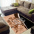 Bula Fiji Vintage Fijian Masi Pattern Area Rug Peach Fuzz Unique LT9 - Polynesian Pride