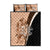 Bula Fiji Vintage Fijian Masi Pattern Quilt Bed Set Peach Fuzz Unique LT9 Peach Fuzz - Polynesian Pride