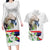 Philippines Eagle and Sampaguita Flowers Couples Matching Long Sleeve Bodycon Dress and Hawaiian Shirt Polynesian Pattern