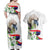 Philippines Eagle and Sampaguita Flowers Couples Matching Off Shoulder Maxi Dress and Hawaiian Shirt Polynesian Pattern