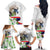 Philippines Eagle and Sampaguita Flowers Family Matching Off The Shoulder Long Sleeve Dress and Hawaiian Shirt Polynesian Pattern