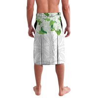 Philippines Eagle and Sampaguita Flowers Lavalava Polynesian Pattern