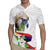 Philippines Eagle and Sampaguita Flowers Rugby Jersey Polynesian Pattern