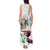 Philippines Eagle and Sampaguita Flowers Tank Maxi Dress Polynesian Pattern